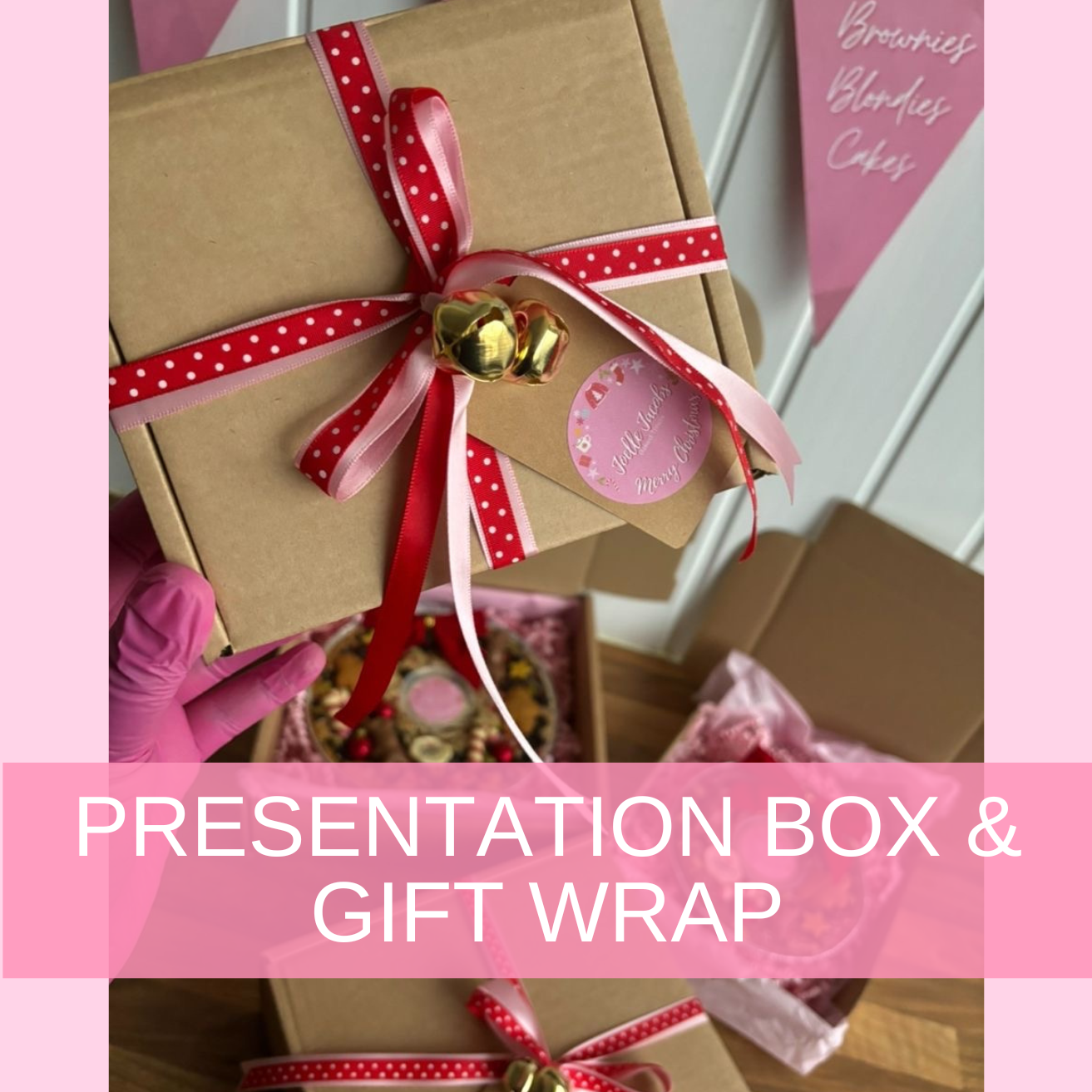 8” Christmas Wreath - Joelle Jacobs Baked Treats