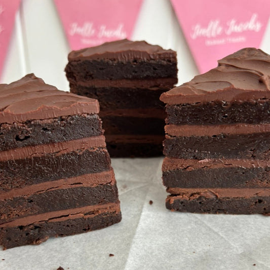 Brucey Layered Brownie - Joelle Jacobs Baked Treats