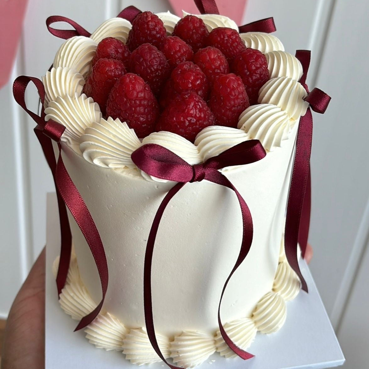 4” Raspberry Cake - COLLECTION ONLY FROM NW10 - Joelle Jacobs Baked Treats