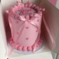 4” Piped Heart Cake - COLLECTION ONLY FROM NW10 - Joelle Jacobs Baked Treats