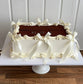 Cocoa Dusted Rectangle Cake - COLLECTION ONLY FROM NW10