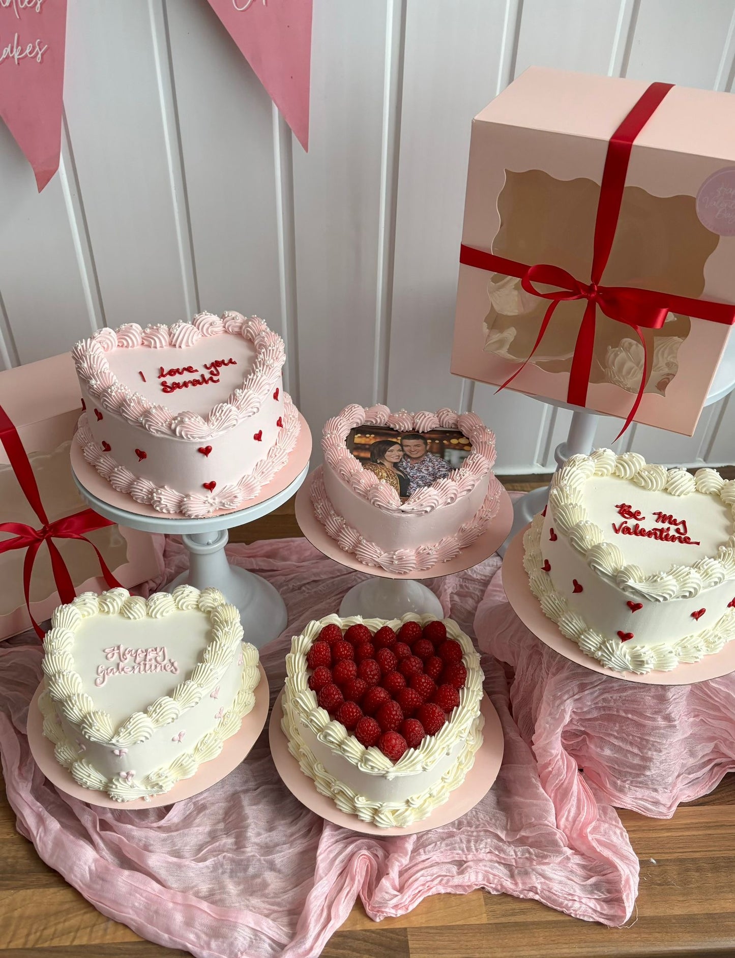 Valentine’s Mini Heart Cake - COLLECTION ONLY FROM NW10