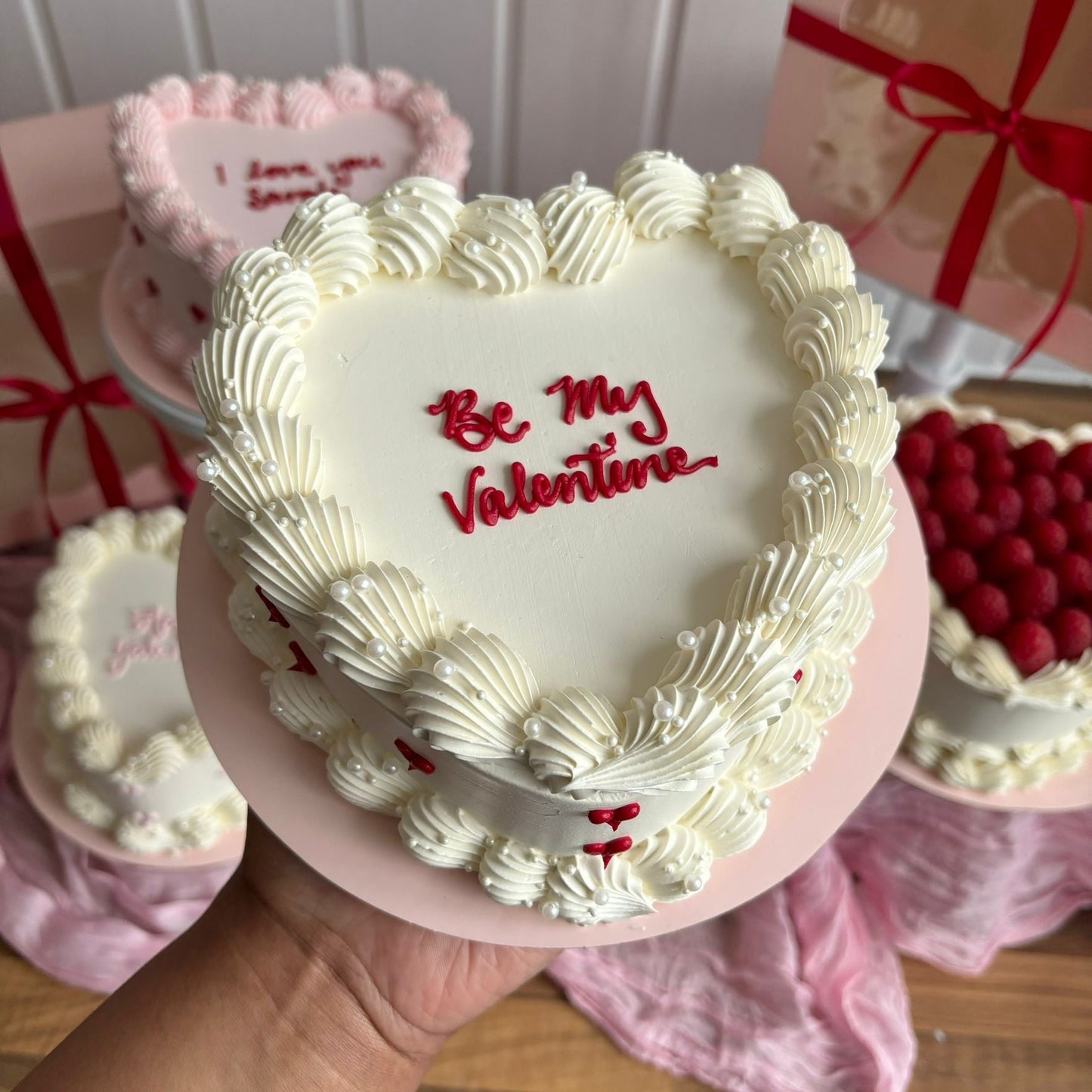 Valentine’s Mini Heart Cake - COLLECTION ONLY FROM NW10