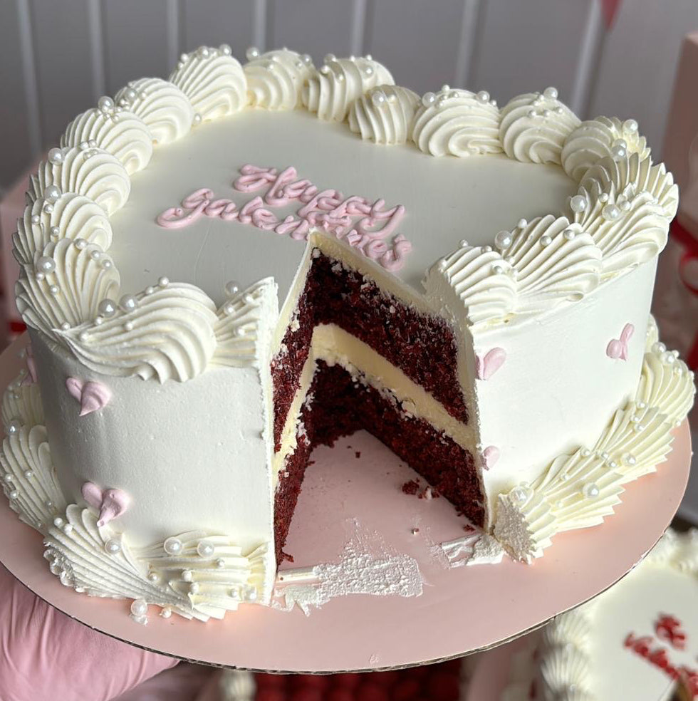 Valentine’s Raspberry Heart Cake - COLLECTION ONLY FROM NW10