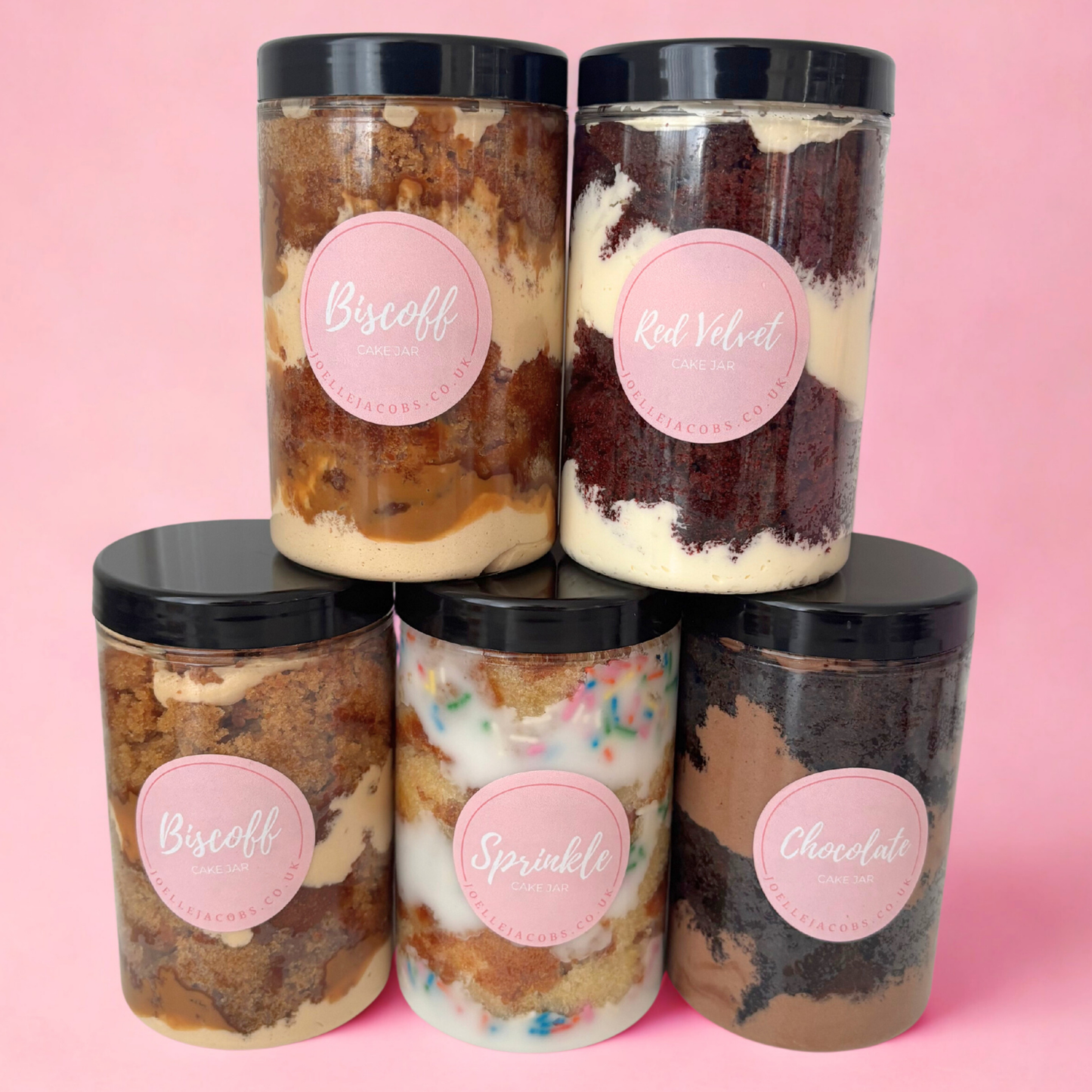 Postal Cake Jars - Joelle Jacobs Baked Treats