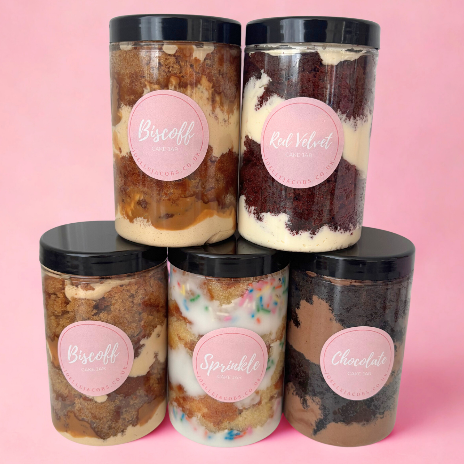 Postal Cake Jars - Joelle Jacobs Baked Treats