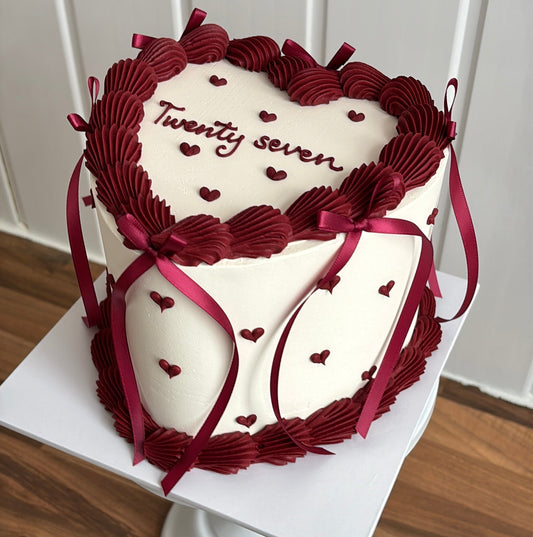 Two Toned Cake - COLLECTION ONLY FROM NW10 - Joelle Jacobs Baked Treats