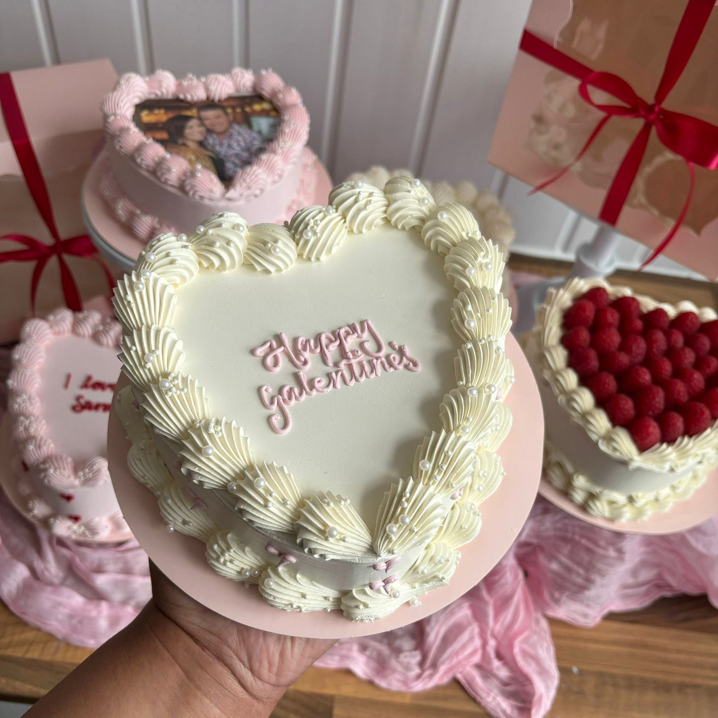 Valentine’s Mini Heart Cake - COLLECTION ONLY FROM NW10
