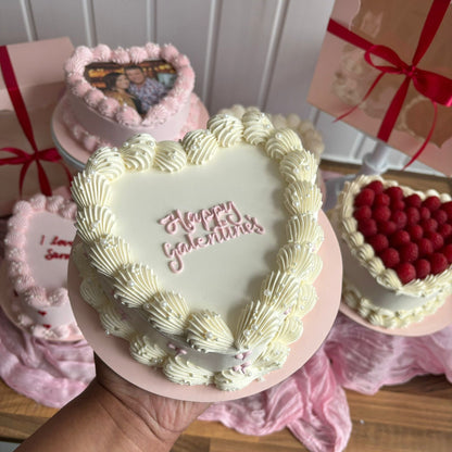 Valentine’s Mini Heart Cake - COLLECTION ONLY FROM NW10