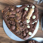 PREORDER Mother's Day Double Flavour Heart Brownie - Choose your flavours - Joelle Jacobs Baked Treats