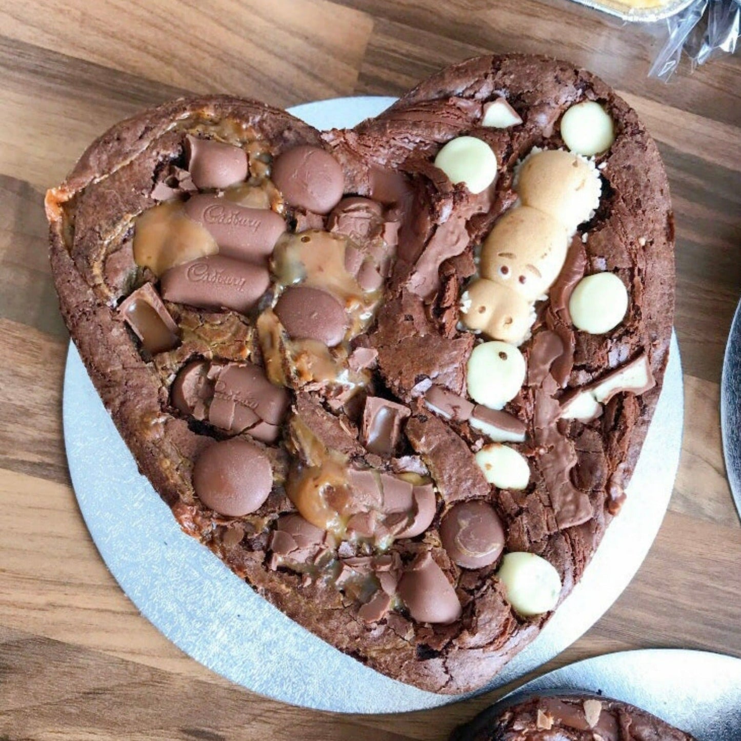 PREORDER Mother's Day Double Flavour Heart Brownie - Choose your flavours - Joelle Jacobs Baked Treats