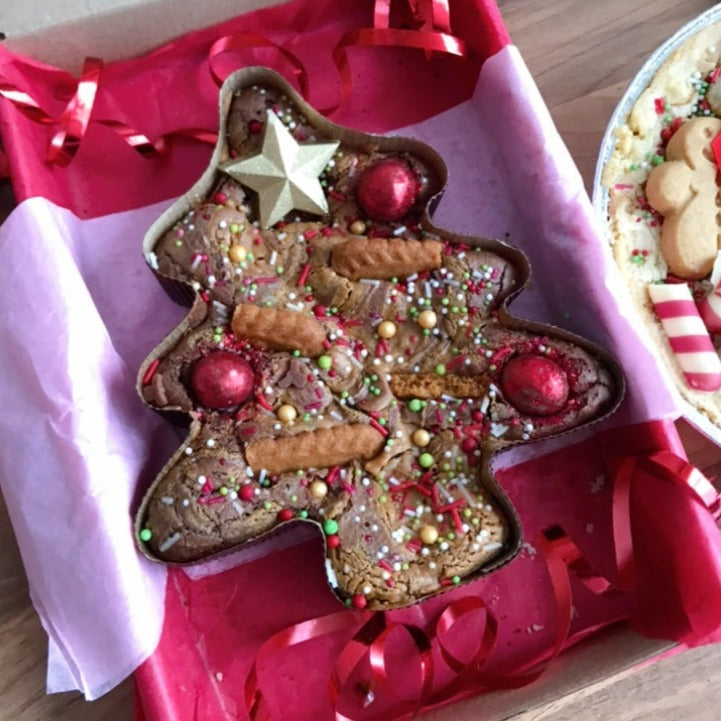 Brownie Christmas Tree - Joelle Jacobs Baked Treats