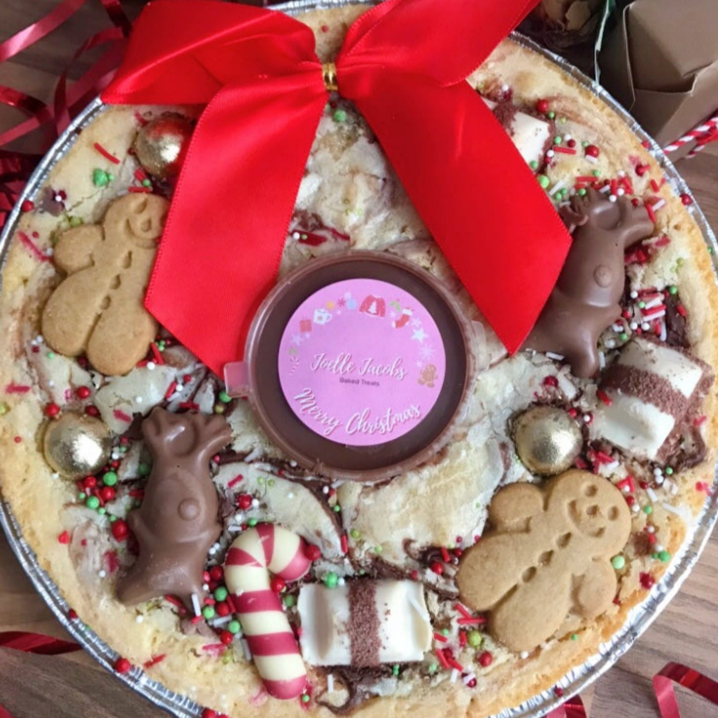 ✨PREORDER✨ Large Christmas Wreath - Joelle Jacobs Baked Treats