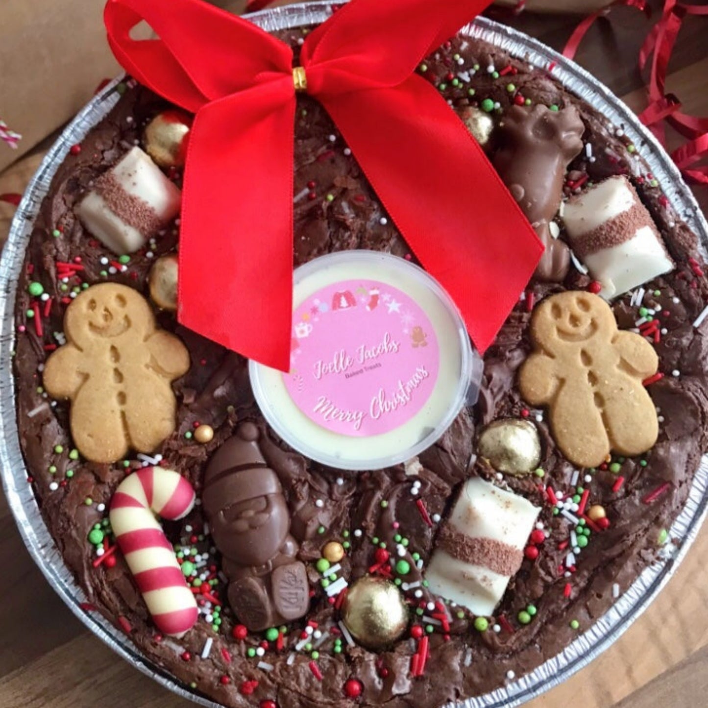 ✨PREORDER✨ Large Christmas Wreath - Joelle Jacobs Baked Treats