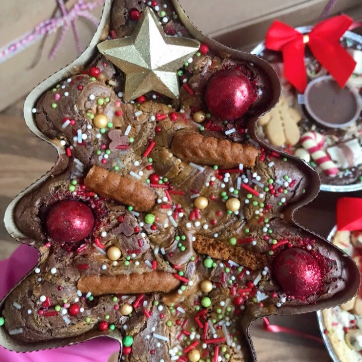 Brownie Christmas Tree - Joelle Jacobs Baked Treats