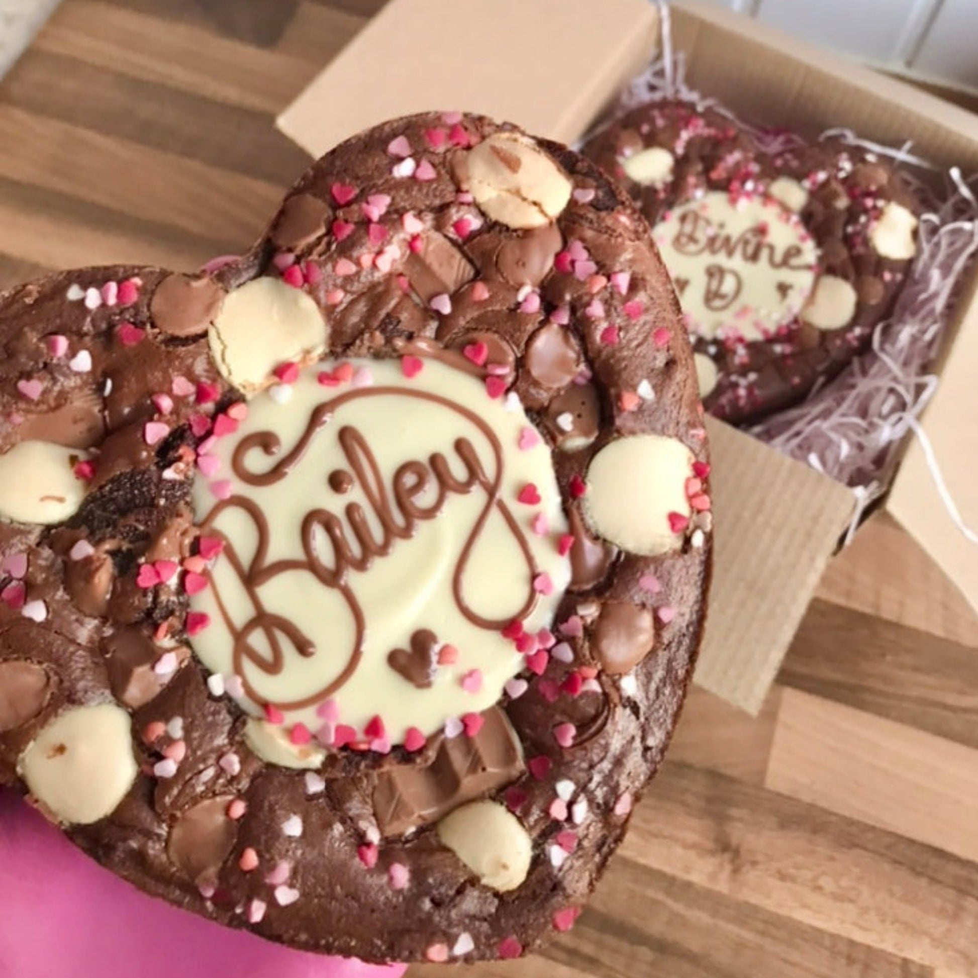 Personalised Valentine's Heart - Joelle Jacobs Baked Treats